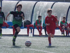 Foto partido liga CPH San Blas A - EDM Alevín B