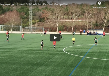 Vídeoresumen Juvenil G – AD San Pascual Montpellier