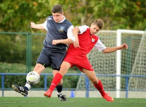 El Infantil A se mide a un equipo estadounidense antes de iniciar los entrenamientos