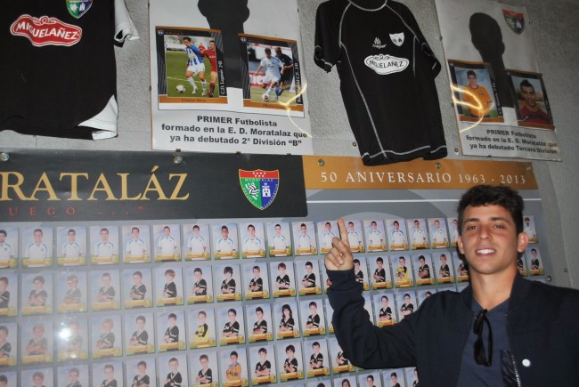 Alberto Lozano, jugdor del Real Madrid, C, comenzó en la EDM