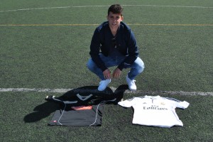 Alberto Lozano, jugador del Real Madrid C, comenzó en la EDM.