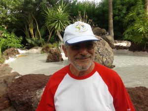 Desde maspalomas, con la gorra del 50 aniversario