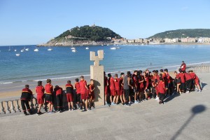 Viaje del Cadete A e Infantil A a San Sebastián