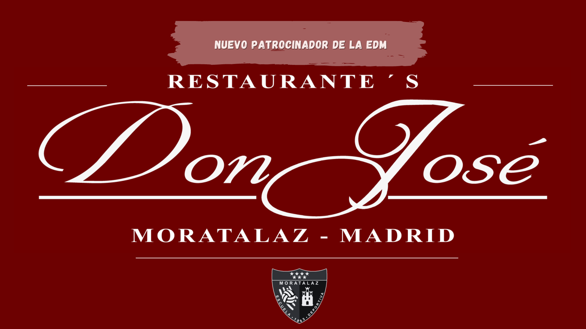 Nuevo patrocinador | Restaurante Don José