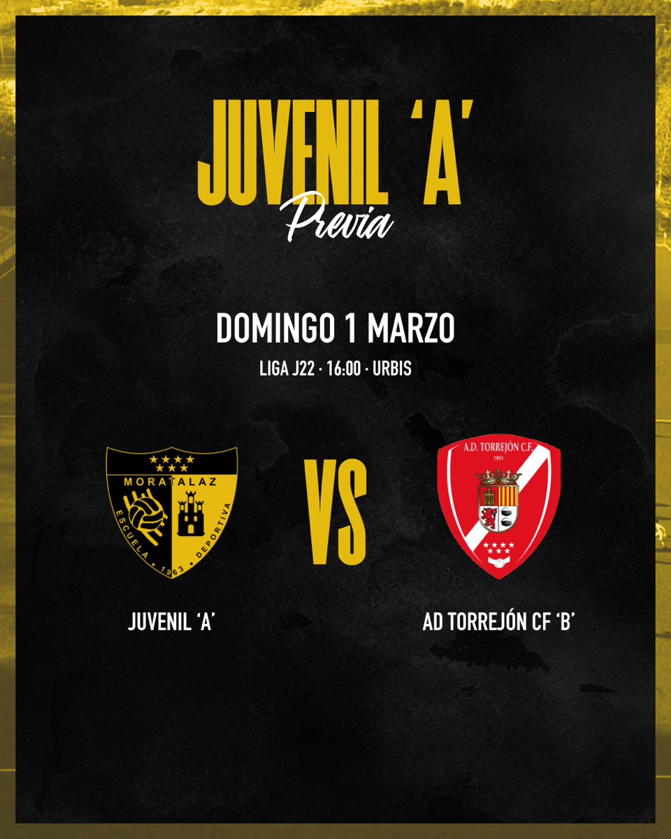 ⚽️ PREVIA | Juvenil A 💛🖤