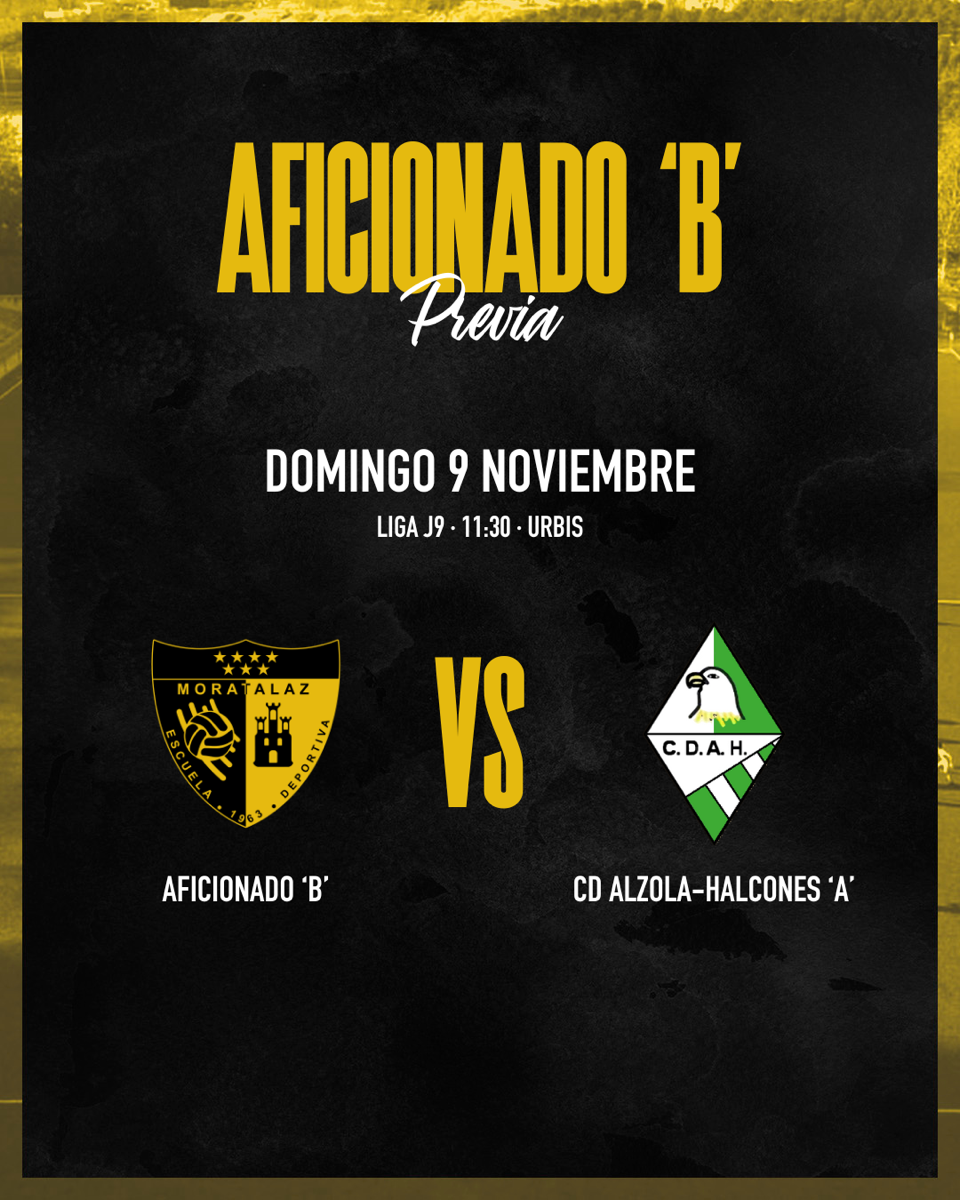 PREVIA | Aficionado ‘B’ vs CD Alzola-Halcones ‘A’