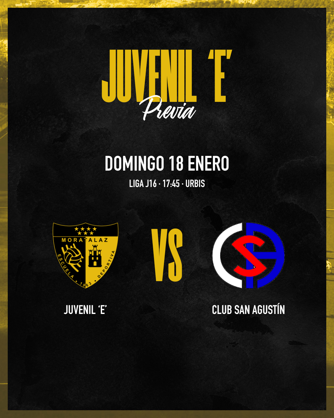PREVIA | Juvenil ‘E’ 🆚 Club San Agustín