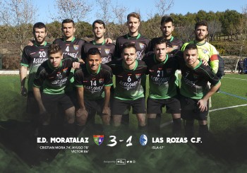 Crónica y fotos del partido Primer Equipo 3-1 Las Rozas CF