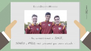 Tres jugadores que crean Escuela