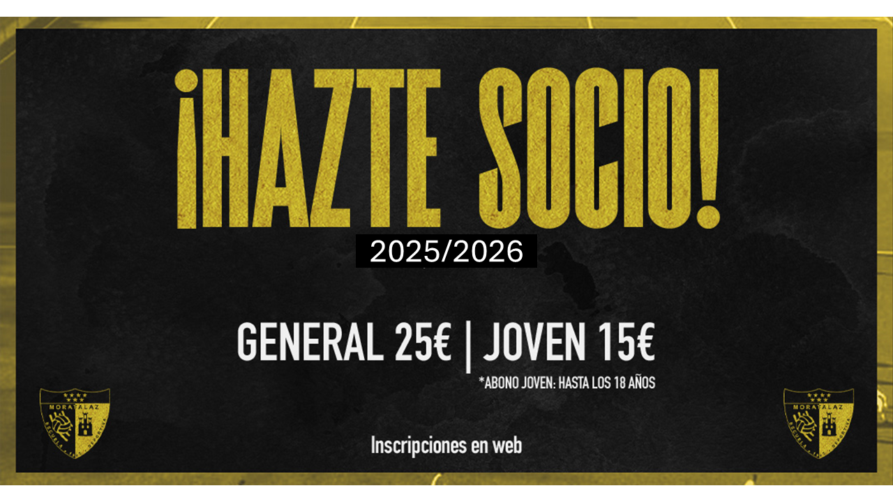 ¡Hazte socio de la ED Moratalaz para la temporada 2025/2026!