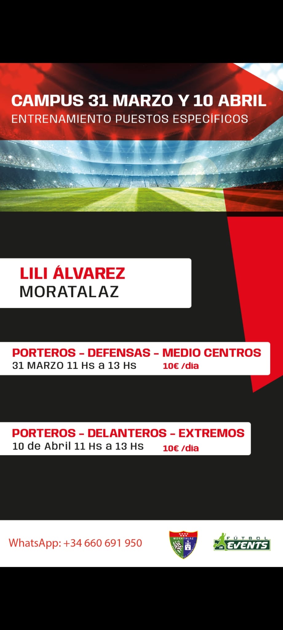 El Lili Álvarez acogerá dos jornadas de tecnificación para nuestros futbolistas