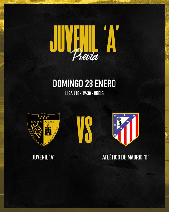 El Juvenil A se prepara para la segunda vuelta de la liga con enfrentamiento contra Atlético de Madrid «B»