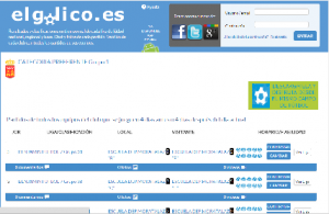 horarios y resultados de los patidos de la EMD
