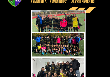 Afi A Femenino, Alevín Femenino y Femenino F7 logran ganar sus respectivos partidos