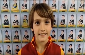 Íñigo Sustacha, jugador del Alevín C