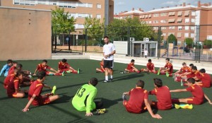 El Infantil A se presentó ayer en el Lili Álvarez